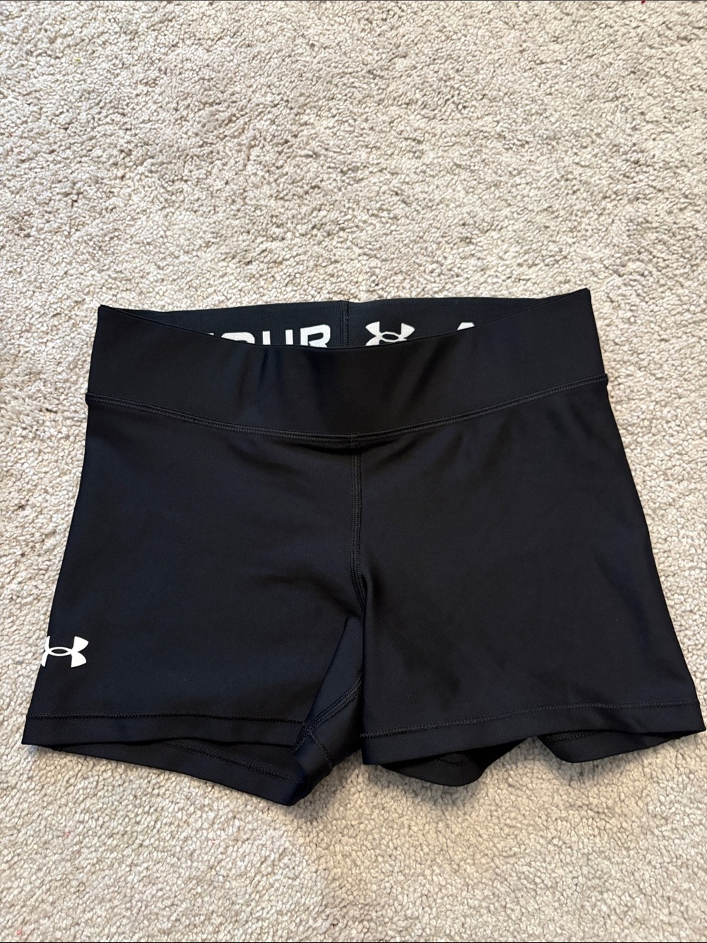Under Armour Black Women's Performance Bike Shorts